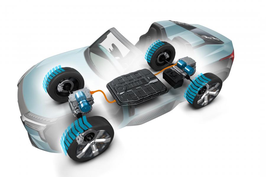 Схема Mitsubishi MI-TECH Concept 2019 года  (фото 11 из 11)